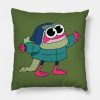 Amphibian Winter Sprig Throw Pillow Official Amphibia Merch