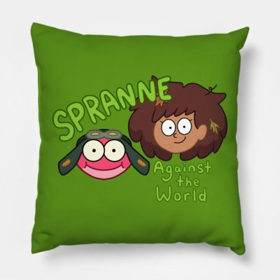 Spranne Against The World Throw Pillow Official Amphibia Merch