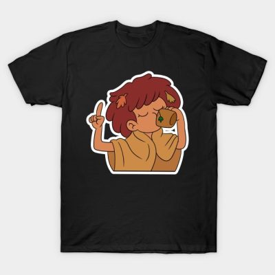 Anne Amphibia Drinking Tea T-Shirt Official Amphibia Merch