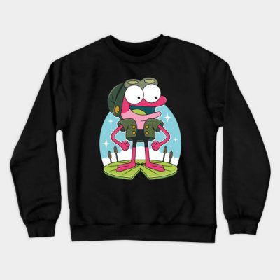 Pink Frog Crewneck Sweatshirt Official Amphibia Merch