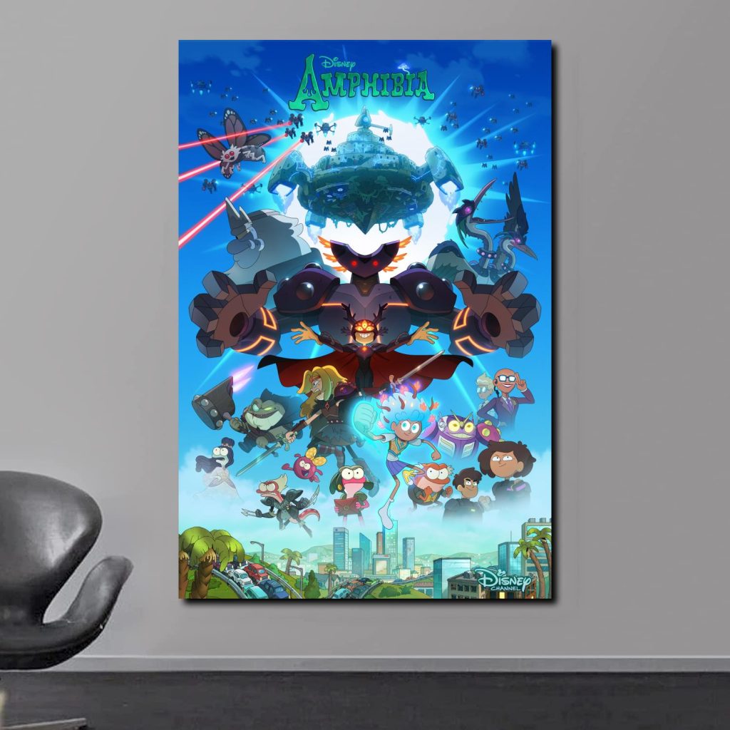 Amphibia Movie Anime Poster HD Print Canvas Poster Bedroom Decor Sports Office Room Decor Poster Gift 1 - Amphibia Store