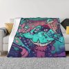 Amphibia Mushroom Night Blankets Warm Flannel Comic Anime Throw Blanket for Bed Couch Bedspread 1 - Amphibia Store