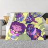 Amphibia Mushroom Night Blankets Warm Flannel Comic Anime Throw Blanket for Bed Couch Bedspread 12 - Amphibia Store