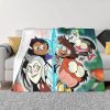 Amphibia Mushroom Night Blankets Warm Flannel Comic Anime Throw Blanket for Bed Couch Bedspread 3 - Amphibia Store