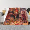 Amphibia Mushroom Night Blankets Warm Flannel Comic Anime Throw Blanket for Bed Couch Bedspread 7 - Amphibia Store