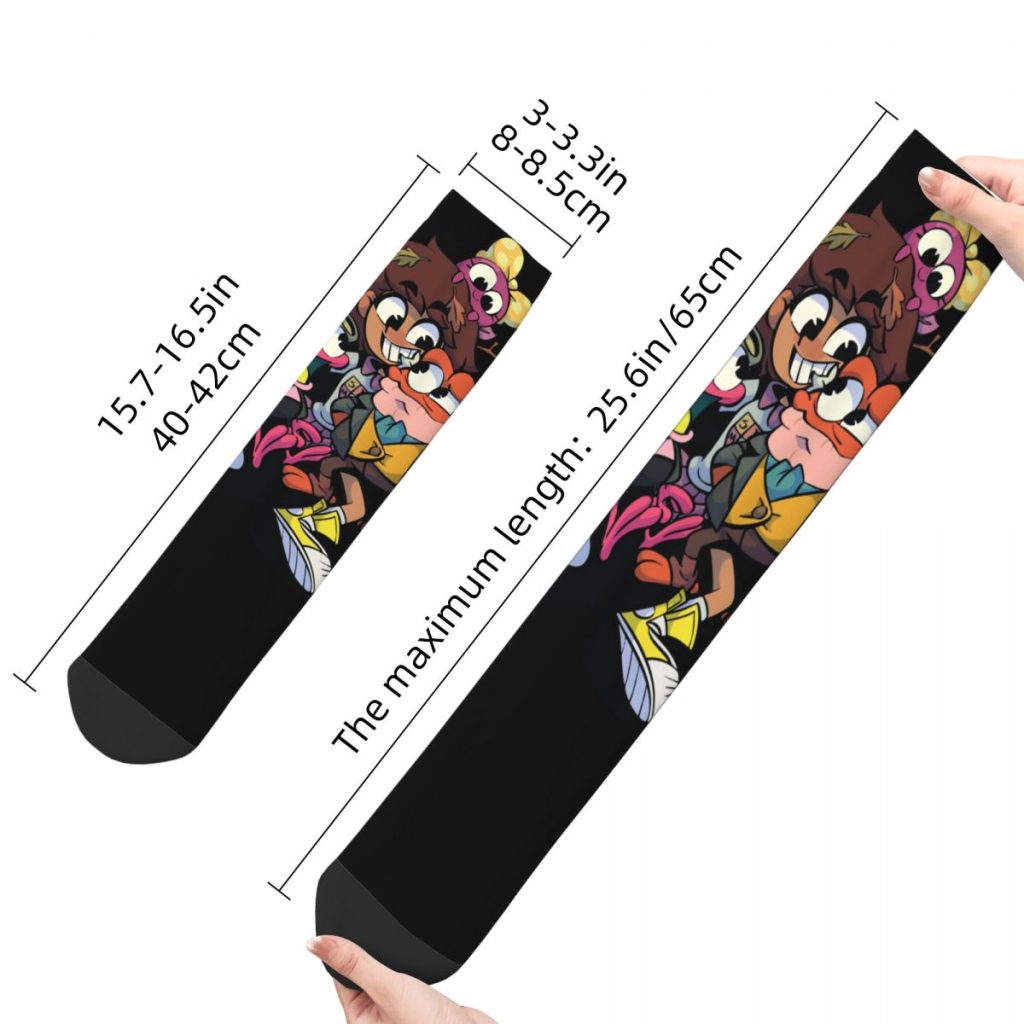 Hip Hop Retro YA Like TOONS Crazy Men s compression Socks Unisex Amphibia Harajuku Seamless Printed 2 - Amphibia Store