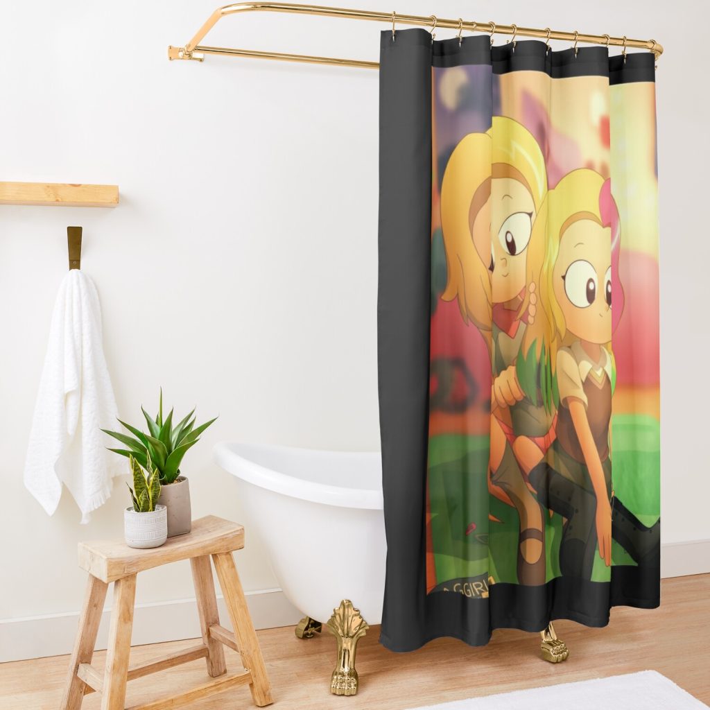 Amphibia Shower Curtain Official Amphibia Merch