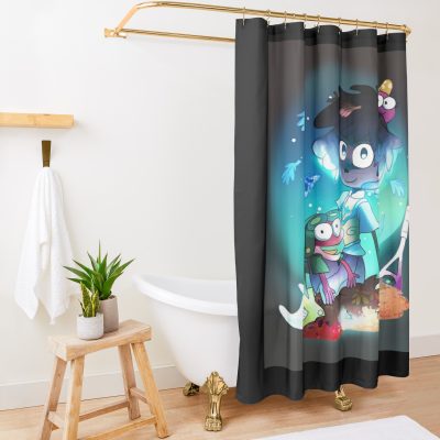 Amphibia Shower Curtain Official Amphibia Merch