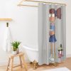 Anne And Polly | Amphibia Shower Curtain Official Amphibia Merch